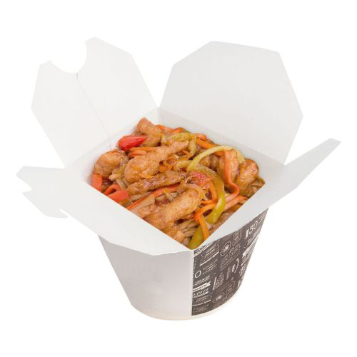 Харусаме с курицей, соус цую