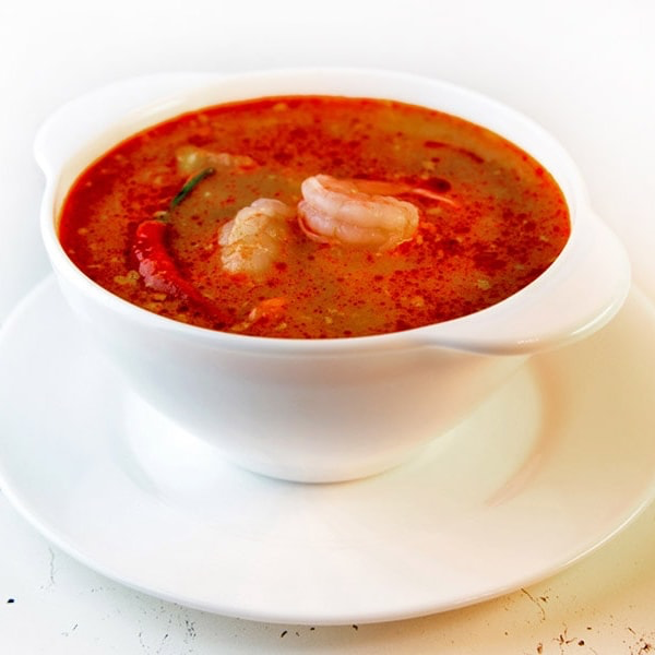 Том-Ям с креветками с рисом