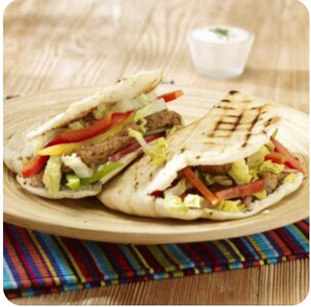 Большой гирос с ветчиной и сыром