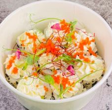 Снежный краб-авокадо-творожный сыр