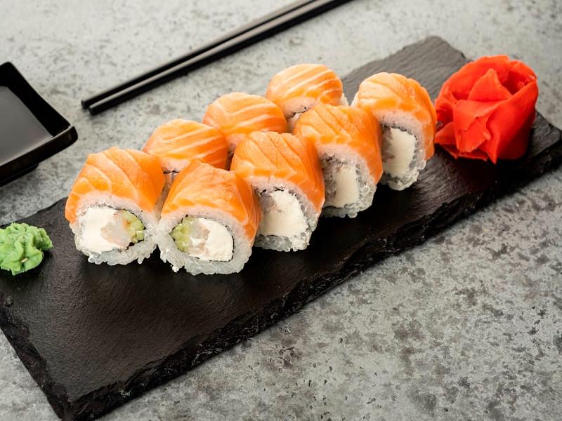 Филадельфия с креветками