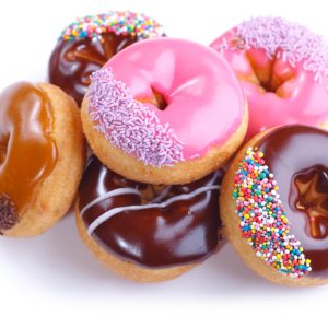 Американский пончик молочный шоколад