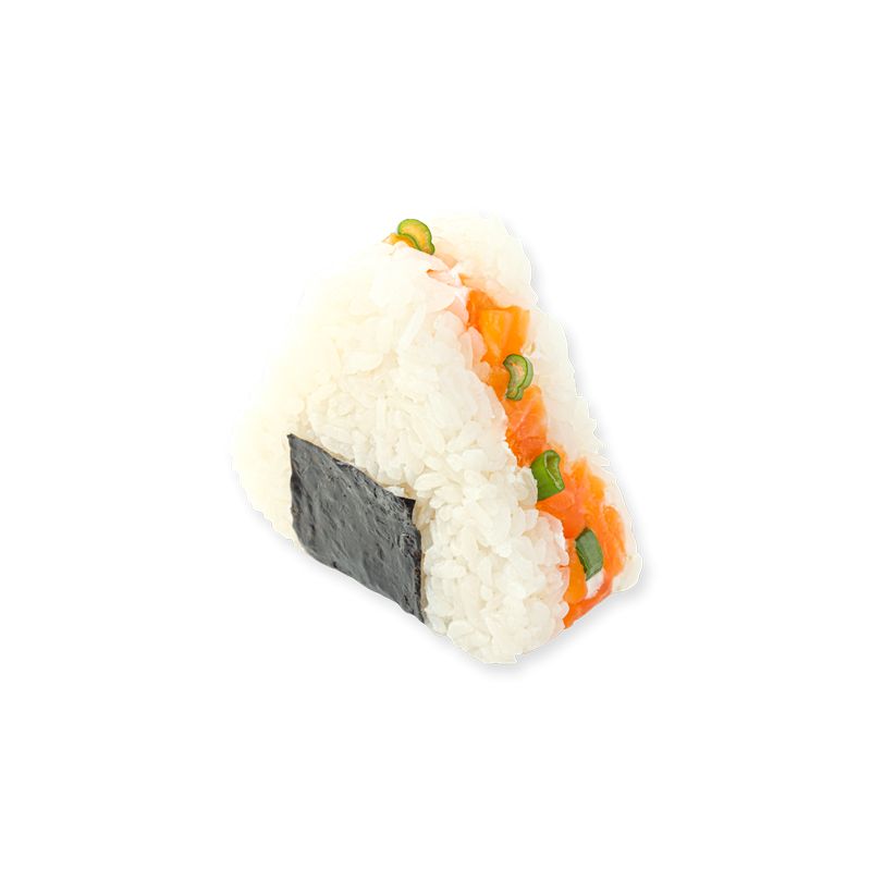 Онигири с лососем