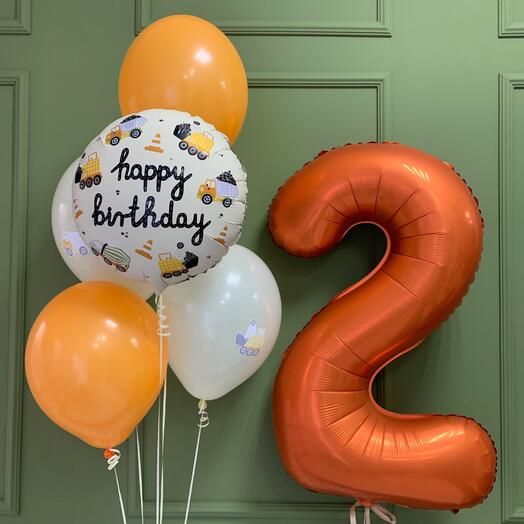 Набор Шаров цифра и цвет любые