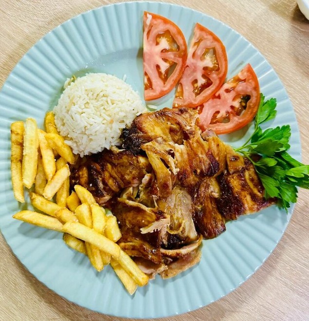 Донер плов с курицей