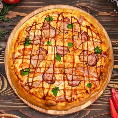 Пицца Мясная барбекю 33см