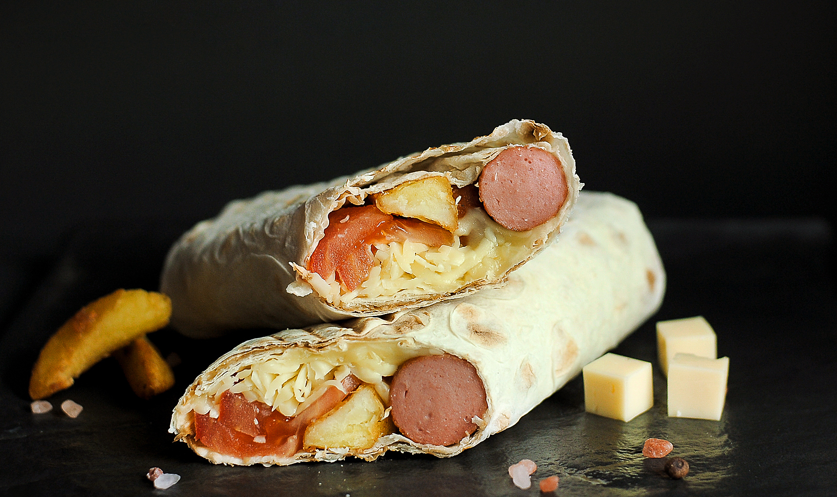 Шаурма с сосисками