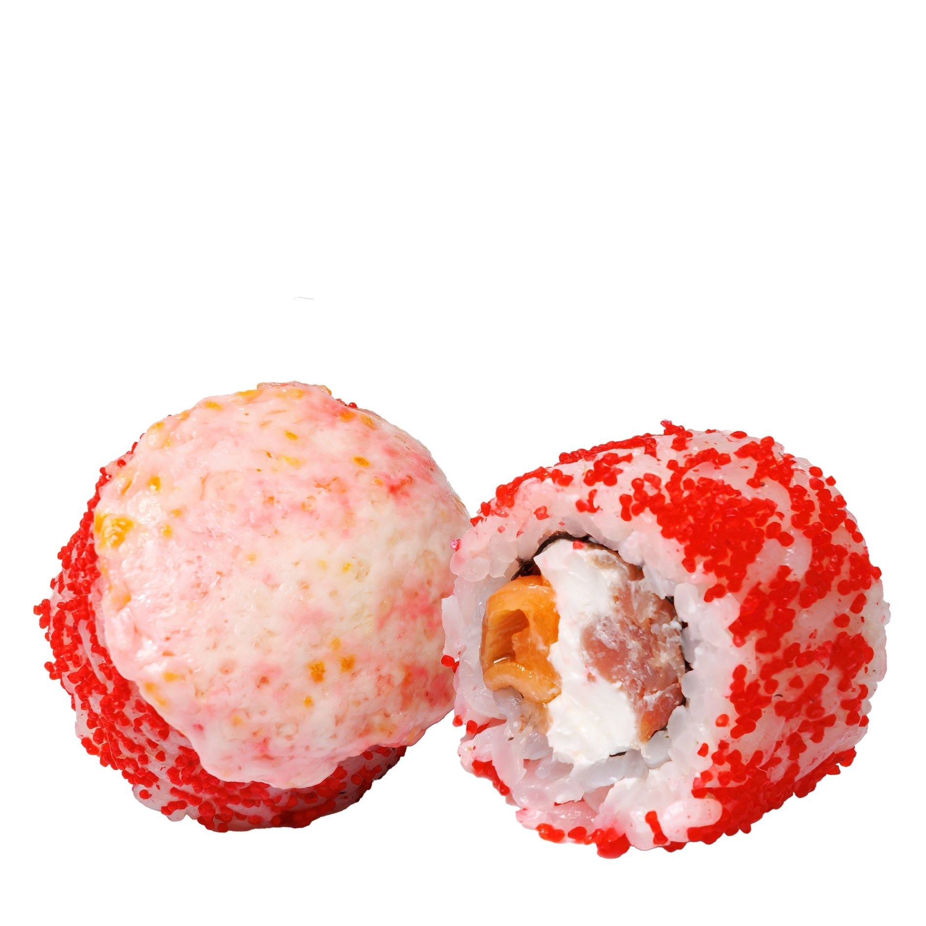 Запеченный с тунцом и слабосоленым лососем