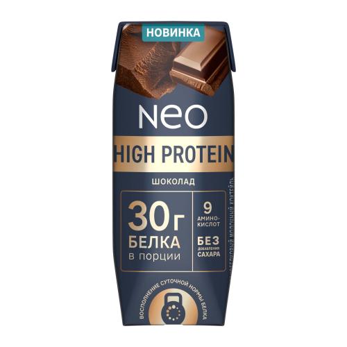Молочный коктейль шоколад Neo High Protein 260г
