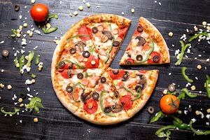 Пицца с морепродуктами