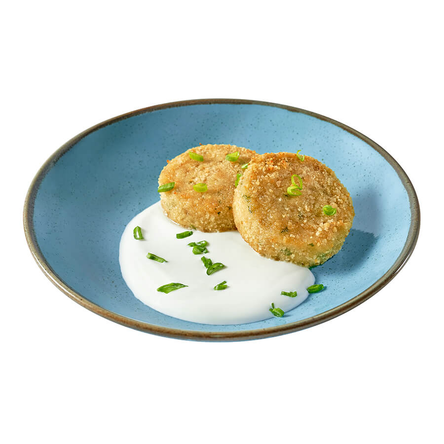 Капустные котлеты с постной сметаной