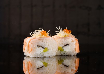 Лаки (оши дзуси с креветками)