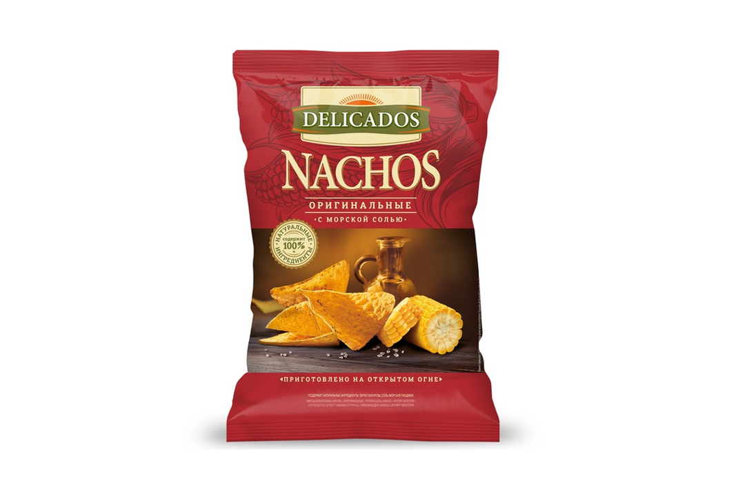 Чипсы кукурузные Delicados Nachos оригинальные 150 г