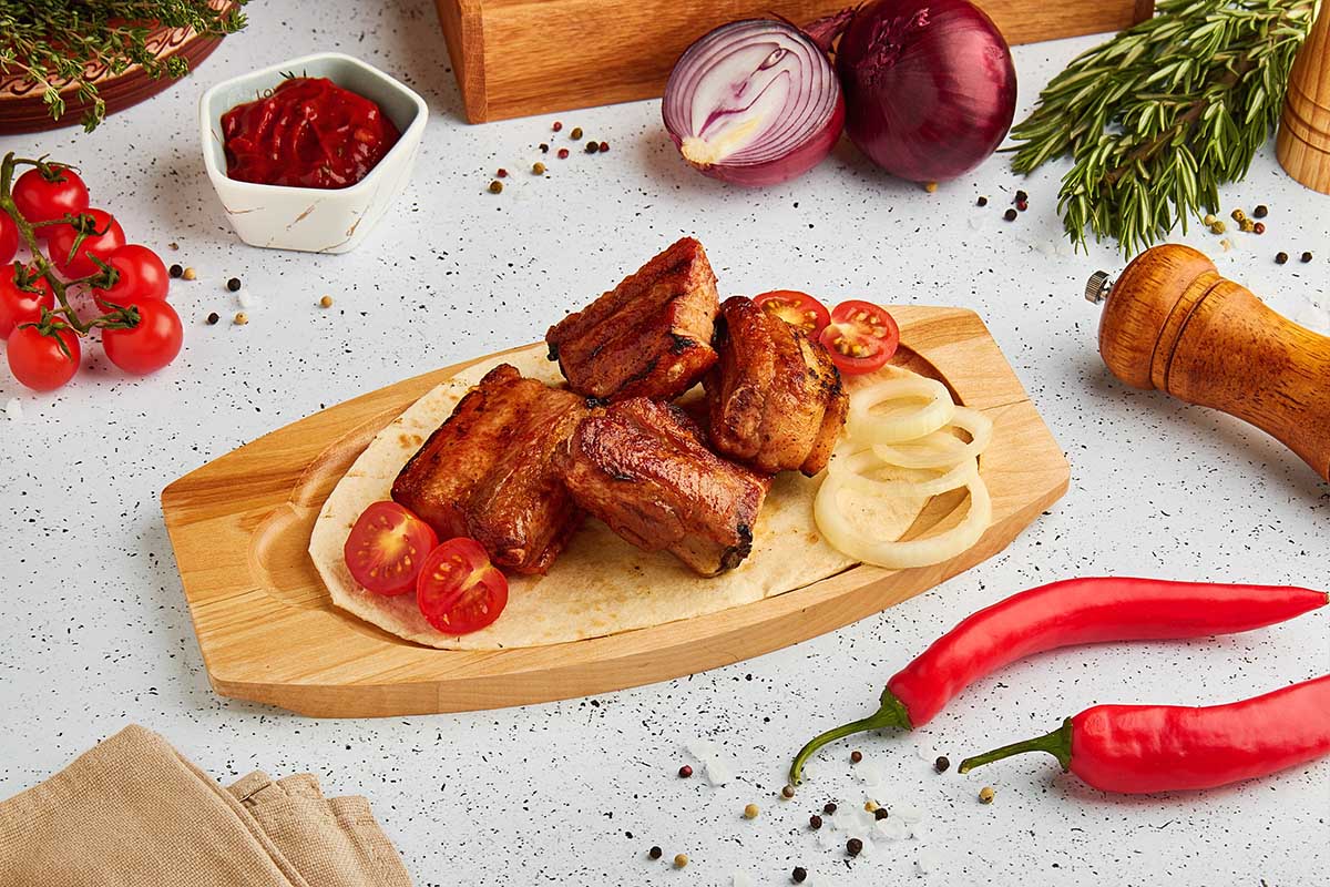 Свиные ребрышки 250г