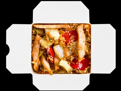 По-тайски с рисом
