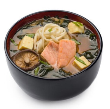 Суп Мисо с лососем