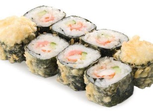 Жареные роллы с крабом