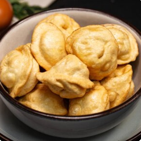 Жареные пельмени Мясные