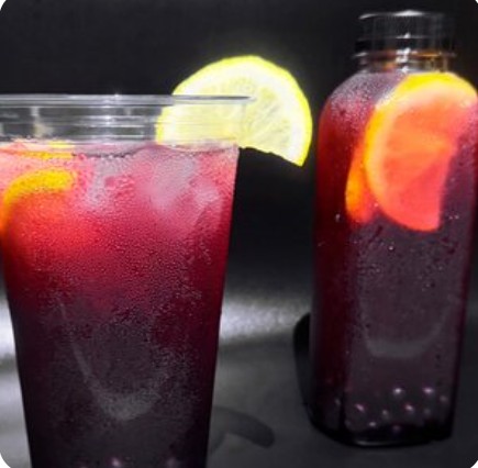 Бабл-ти Черника-лаванда