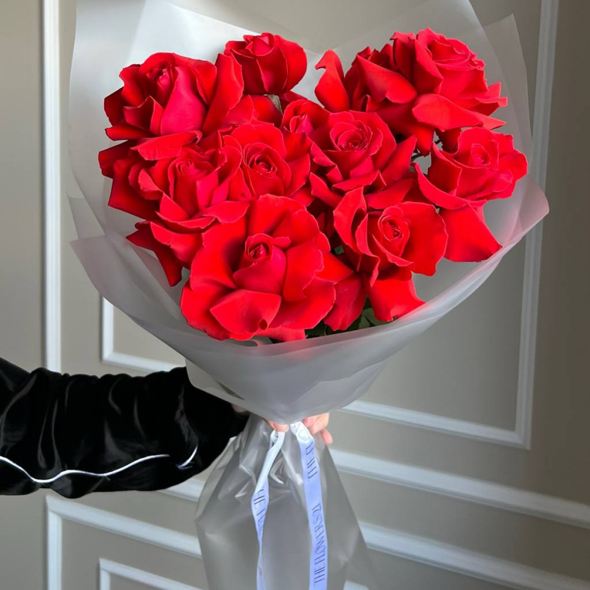 Моно букет из французских роз (предзаказ)