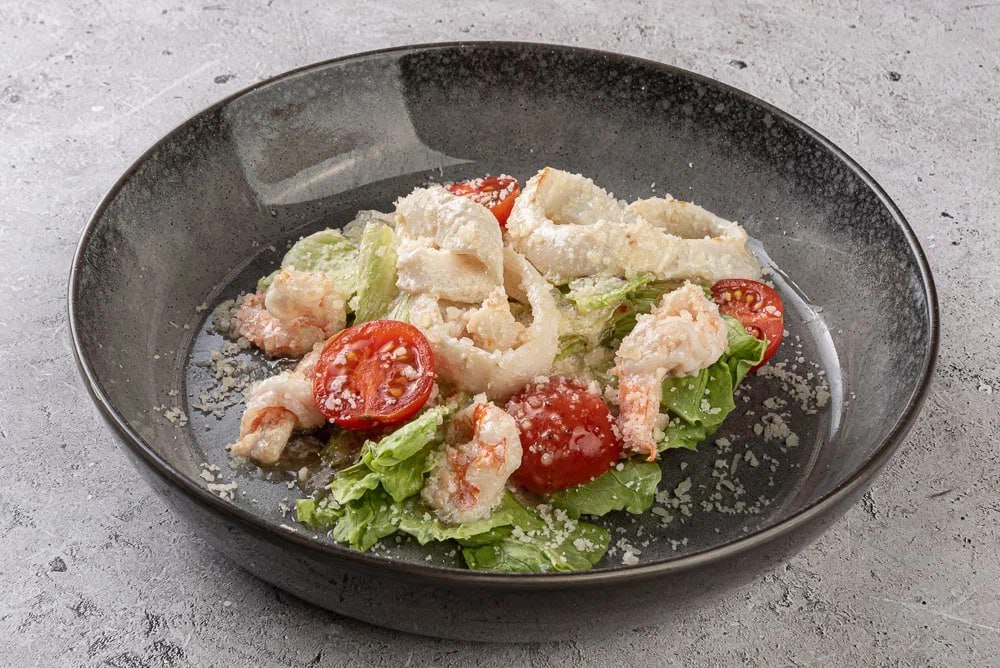 Салат с морепродуктами