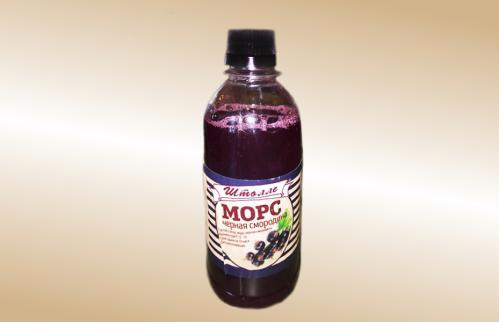 Морс из чёрной смородины 1 л