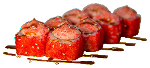 Горячая Калифорния с лососем