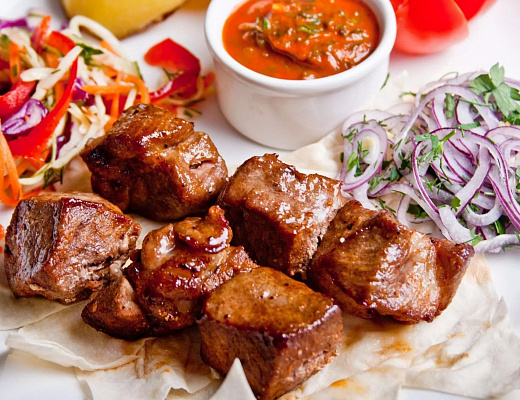 Шашлык из свиной мякоти