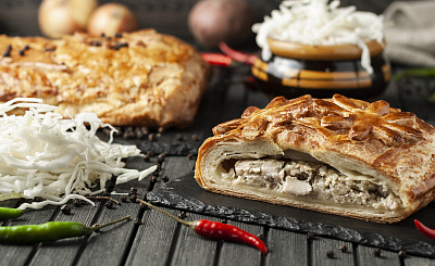 С курицей и капустой 1000г