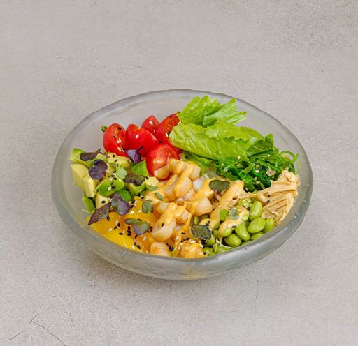 Поке с курильским гребешком