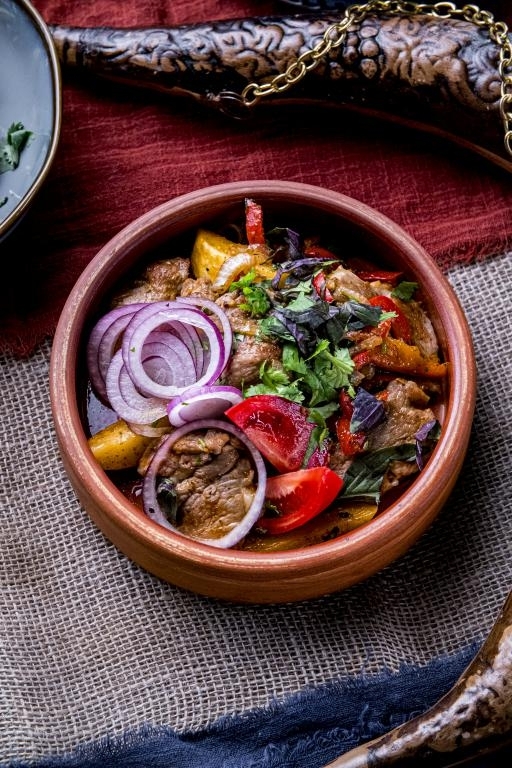 Д Оджахури с курицей