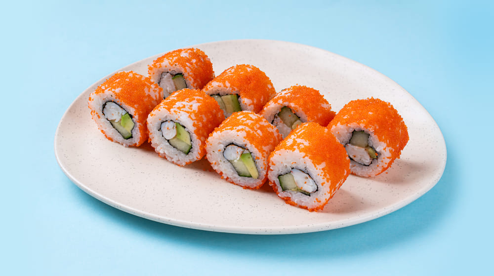 Ролл Калифорния с креветкой