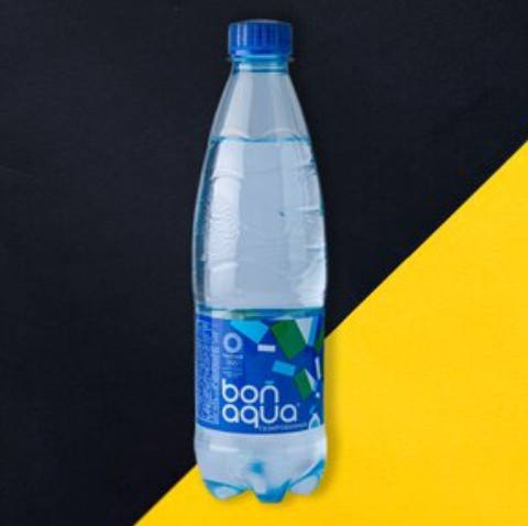 Вода BonAqua с газом