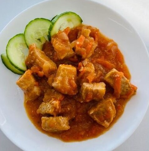 Гуляш из свинины