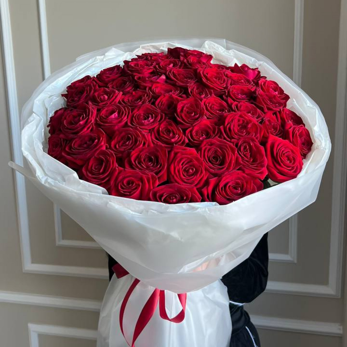 Моно букет 51 роза Россия (предзаказ)