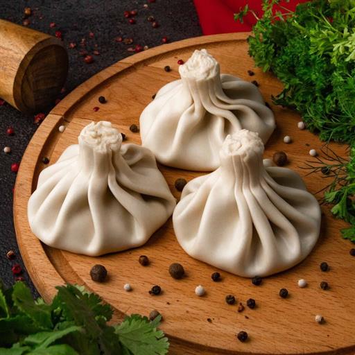 Хинкали с говядиной и свининой