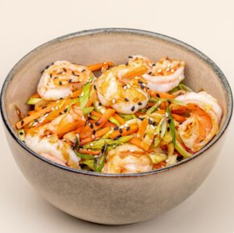 Рис с креветками