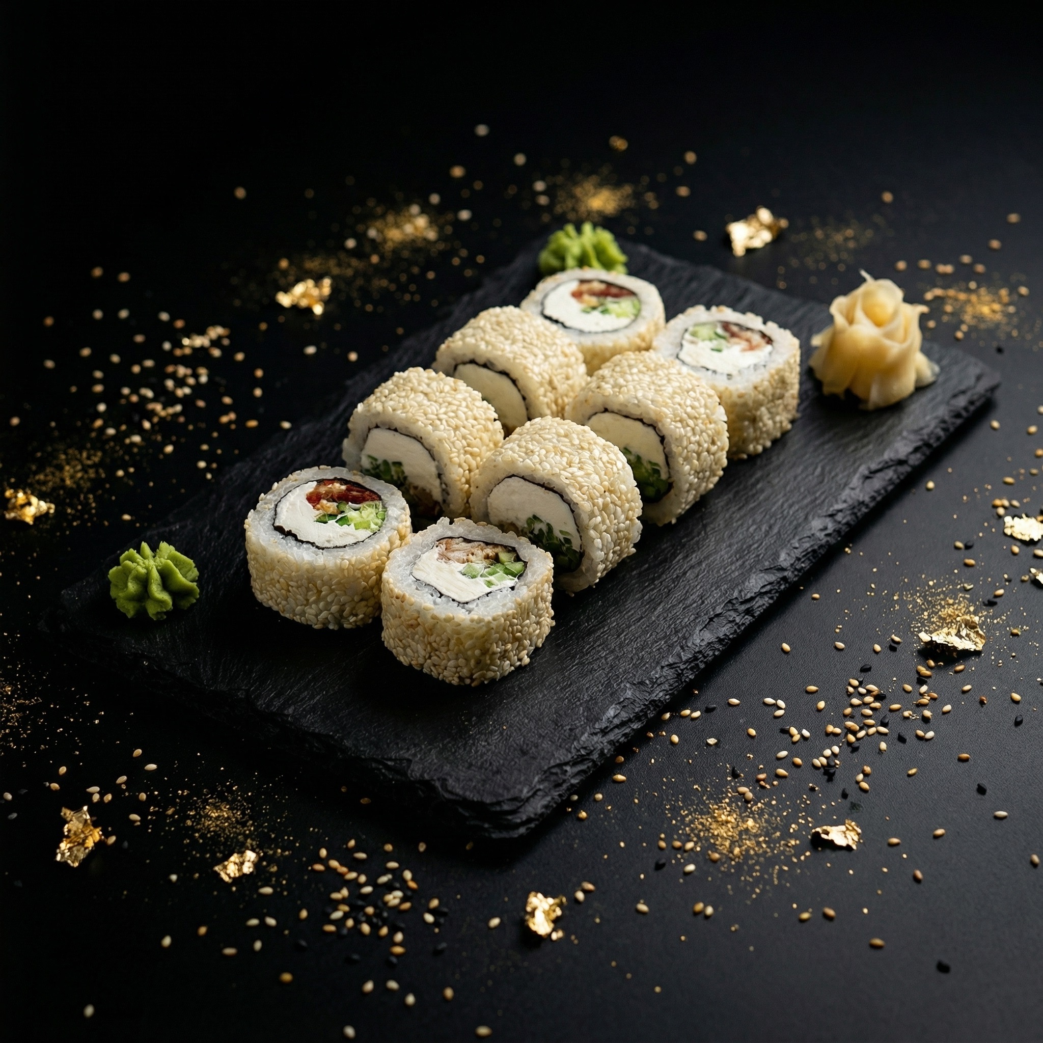 Вип-ролл Сливочный угорь