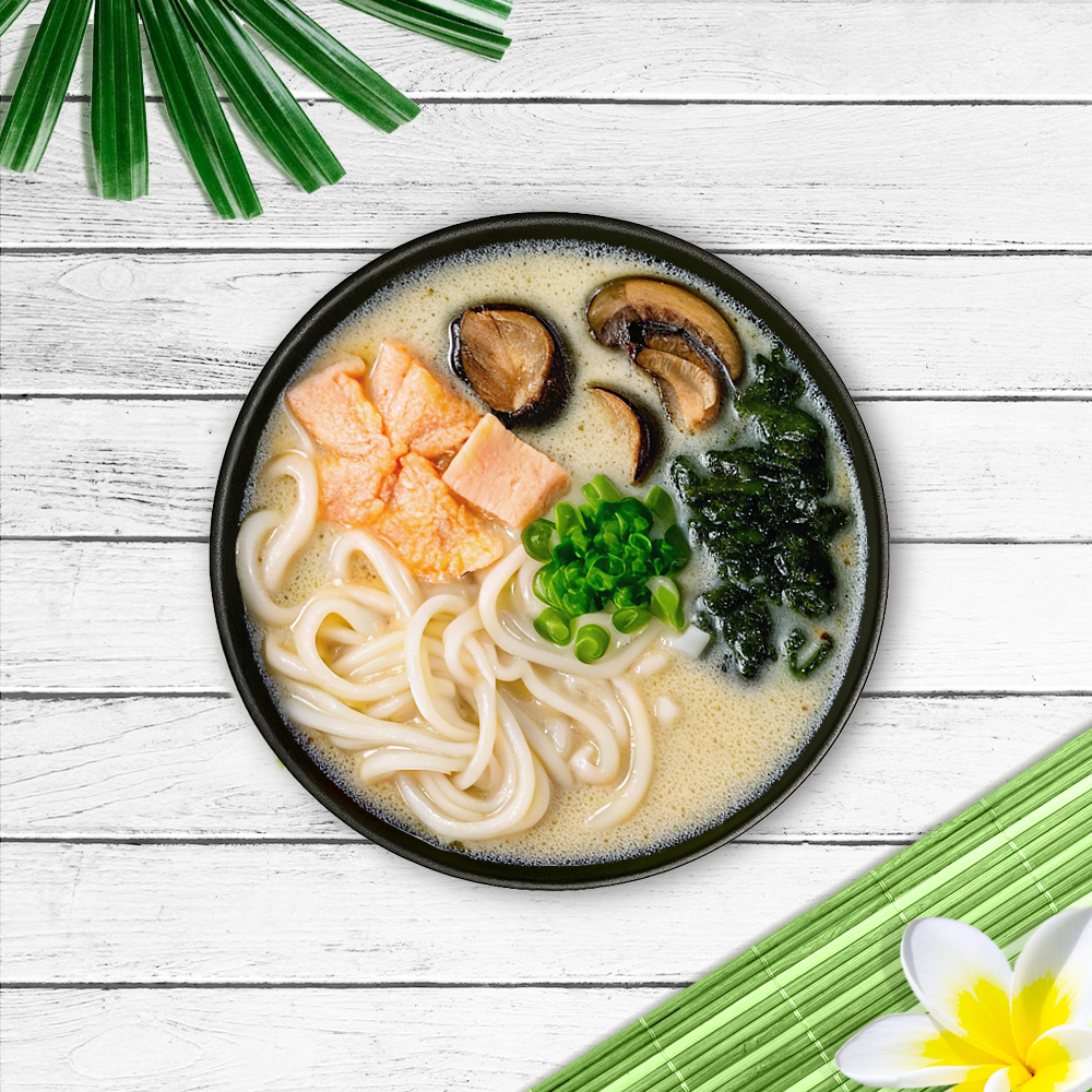 Мисо-суп сливочный с лососем