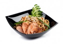 WOK c лососем