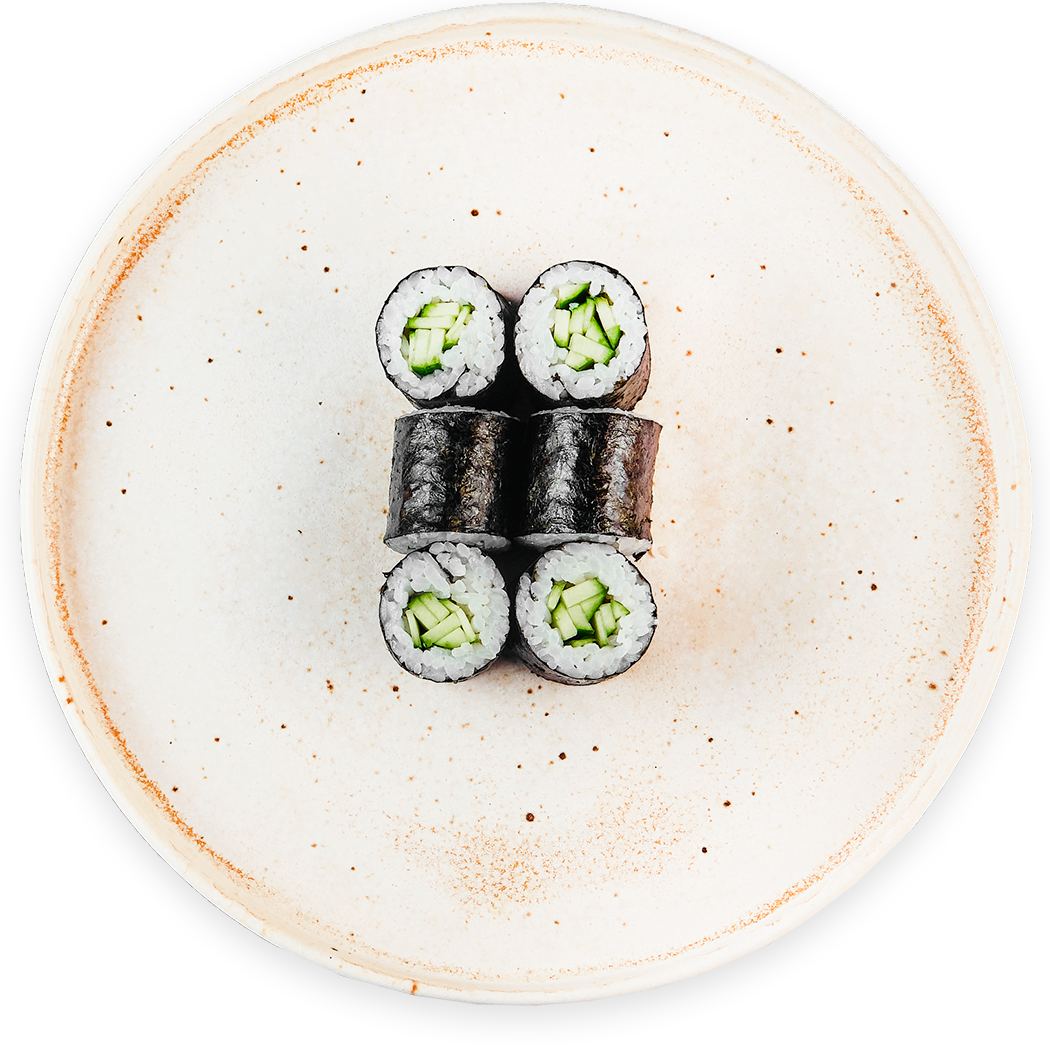 Ролл маки с огурцом (6 шт)