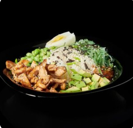 Поке с курицей