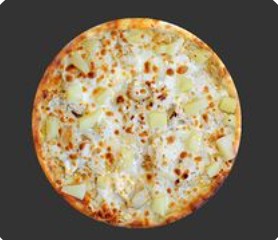 Пицца Курица с ананасом