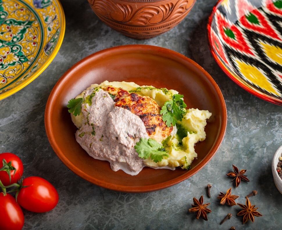 Куриные котлеты с пюре