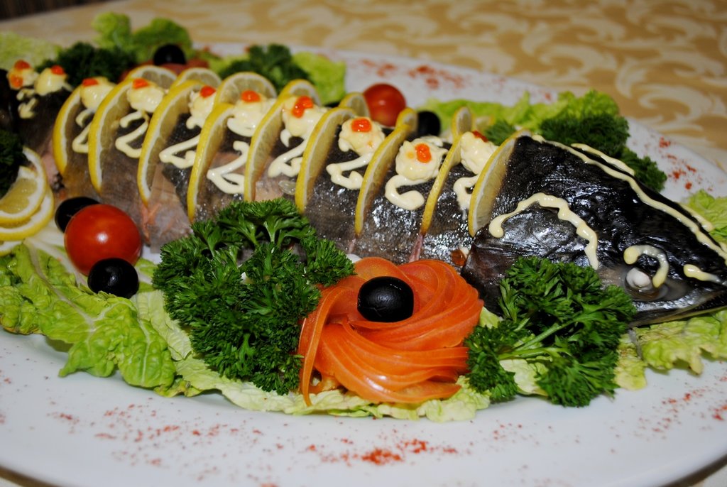 Горбуша фаршир. (цельная рыбка) кг