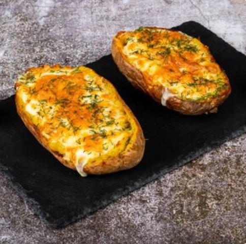 Картошка из печи с сыром Моцарелла