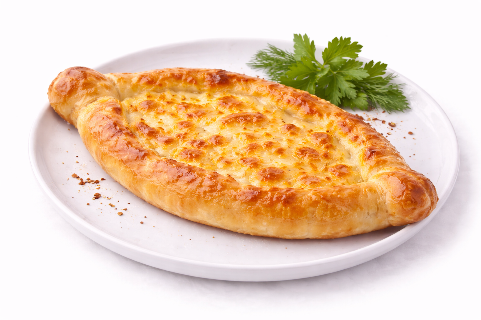 Хачапури по-аджарски 4 сыра