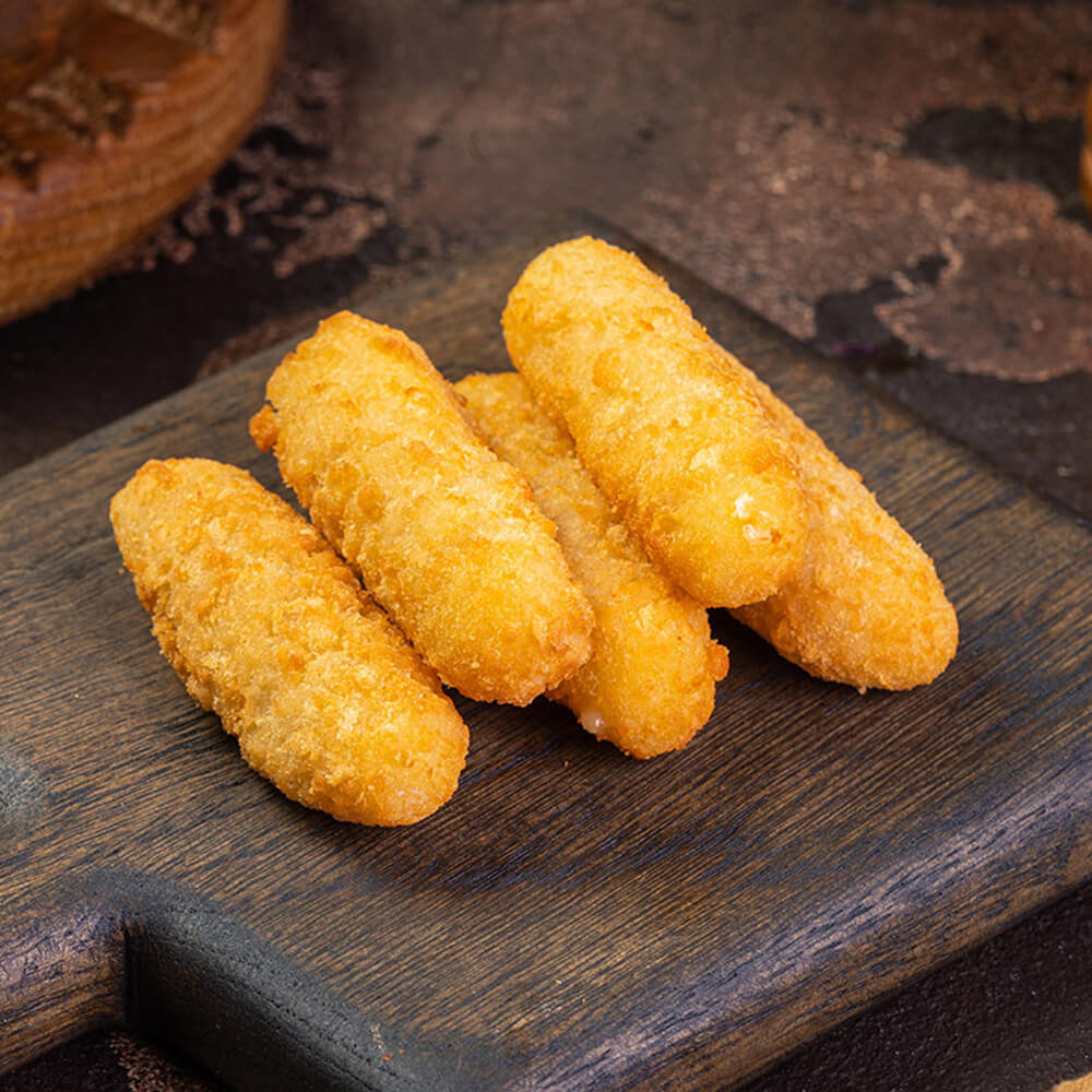 Сырные палочки с сырным соусом