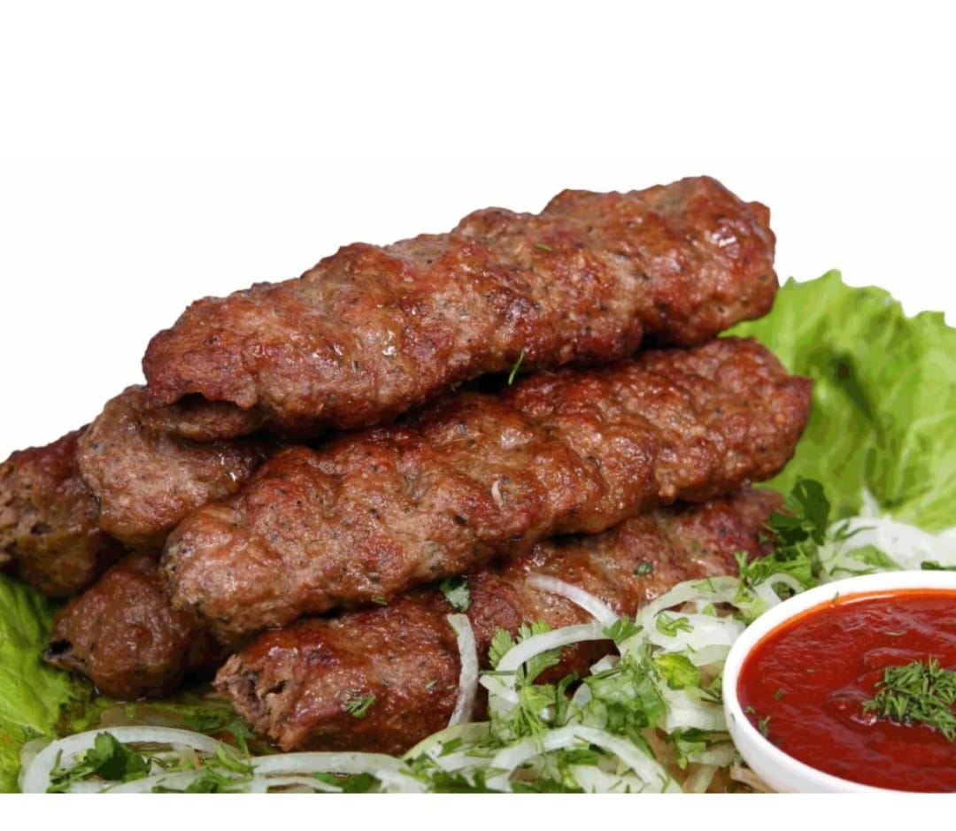 Люля кебаб из говядины +маринованный лук