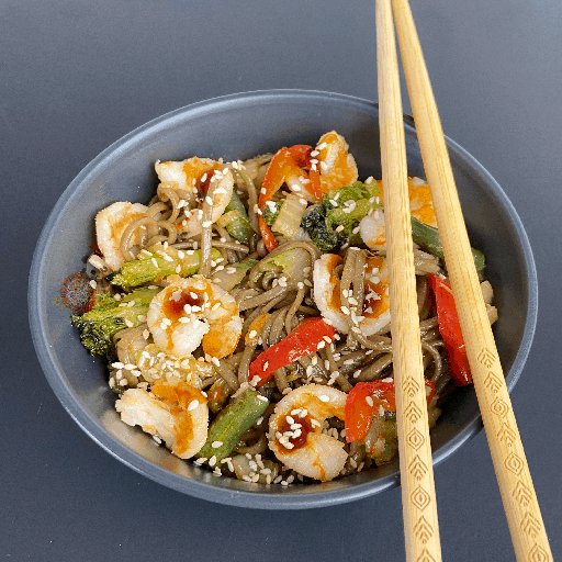 WOK Соба с Креветками